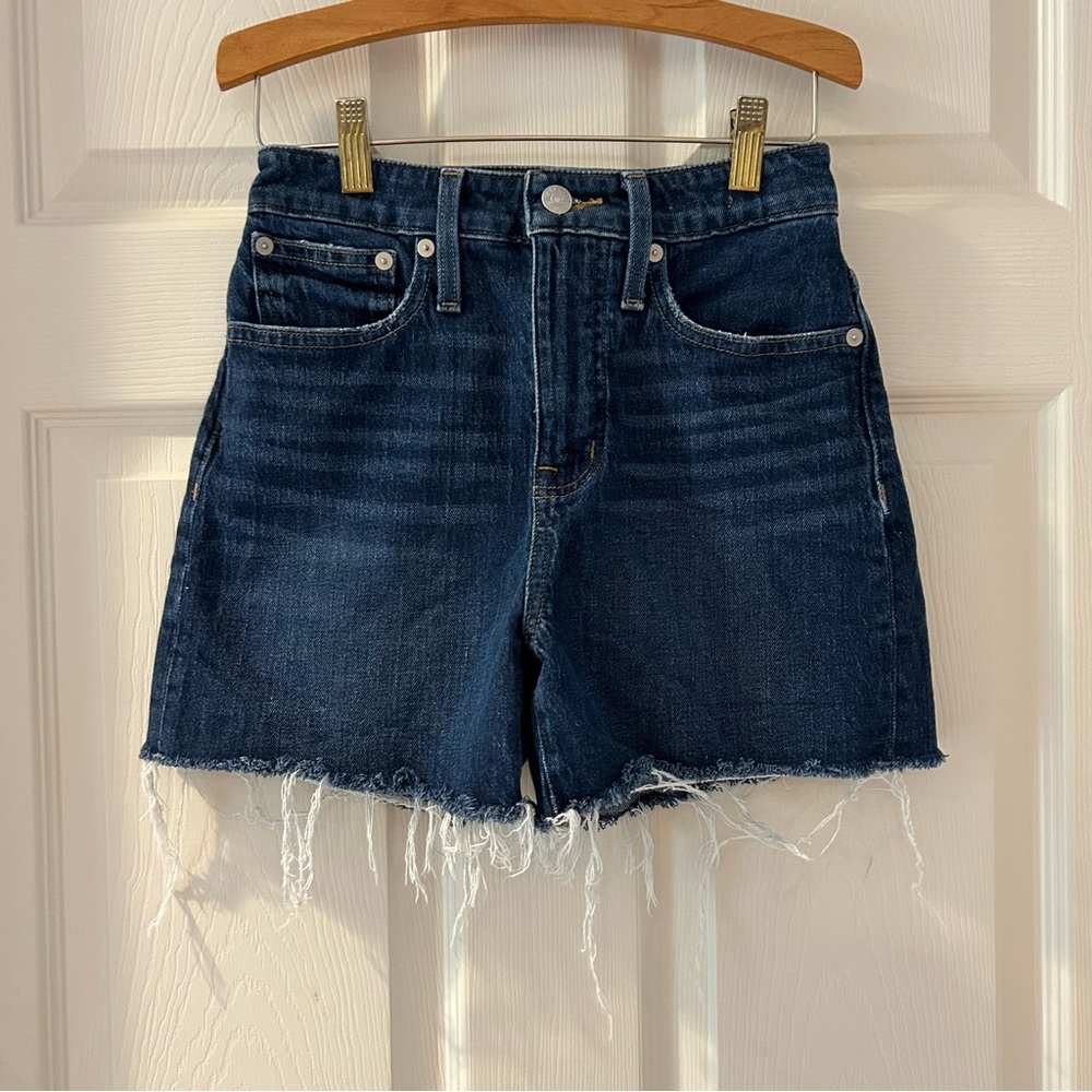Madewell Dark Blue Jean Shorts